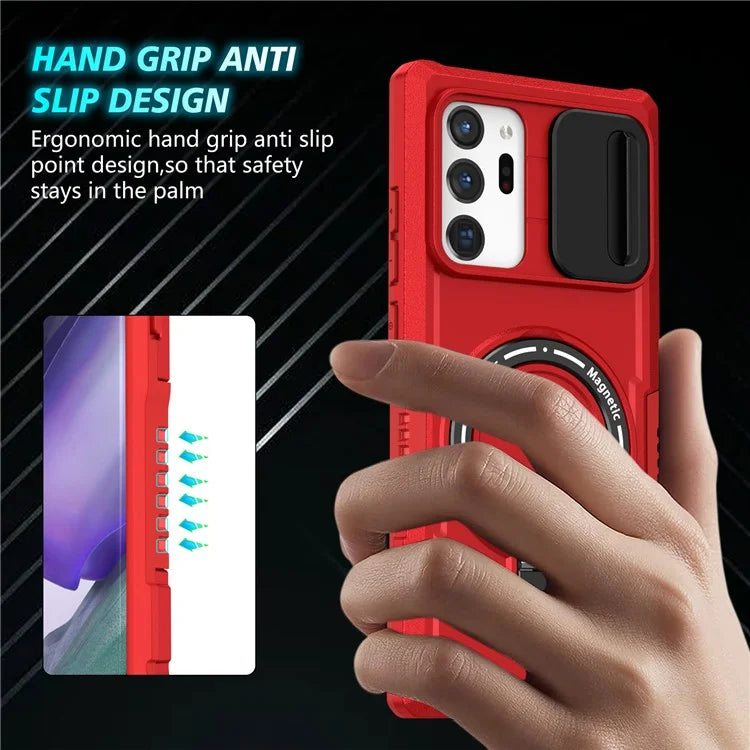 For Samsung Galaxy Note20 Ultra / Note20 Ultra 5G Case Anti-drop PC+TPU Phone Shell Compatible with MagSafe