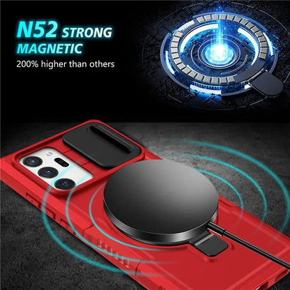 For Samsung Galaxy Note20 Ultra / Note20 Ultra 5G Case Anti-drop PC+TPU Phone Shell Compatible with MagSafe