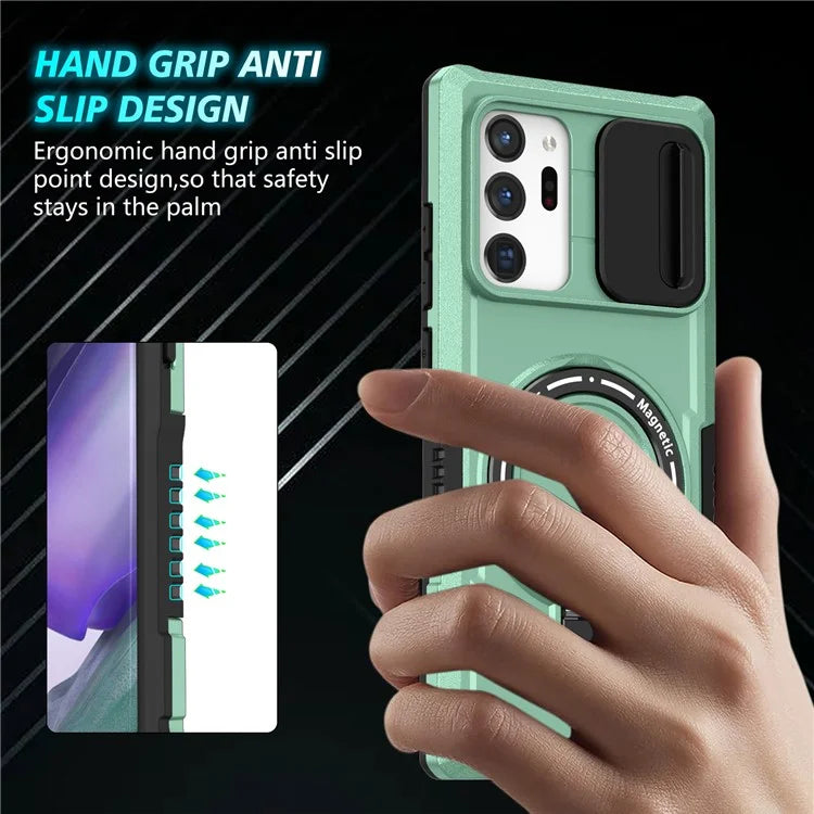 For Samsung Galaxy Note20 Ultra / Note20 Ultra 5G Case Anti-drop PC+TPU Phone Shell Compatible with MagSafe
