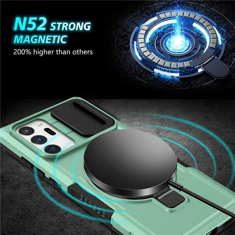For Samsung Galaxy Note20 Ultra / Note20 Ultra 5G Case Anti-drop PC+TPU Phone Shell Compatible with MagSafe