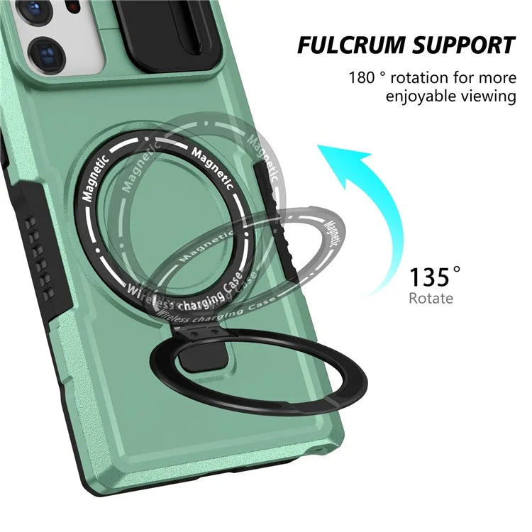 For Samsung Galaxy Note20 Ultra / Note20 Ultra 5G Case Anti-drop PC+TPU Phone Shell Compatible with MagSafe