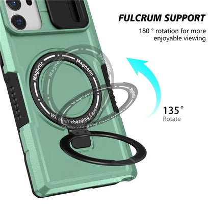 For Samsung Galaxy Note20 Ultra / Note20 Ultra 5G Case Anti-drop PC+TPU Phone Shell Compatible with MagSafe