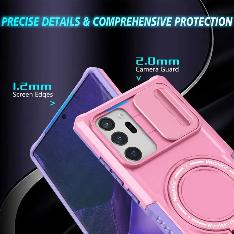 For Samsung Galaxy Note20 Ultra / Note20 Ultra 5G Case Anti-drop PC+TPU Phone Shell Compatible with MagSafe