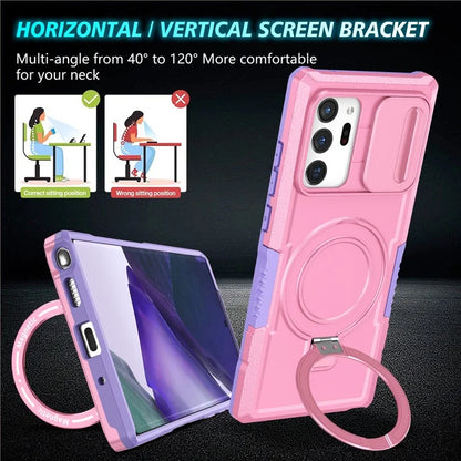 For Samsung Galaxy Note20 Ultra / Note20 Ultra 5G Case Anti-drop PC+TPU Phone Shell Compatible with MagSafe