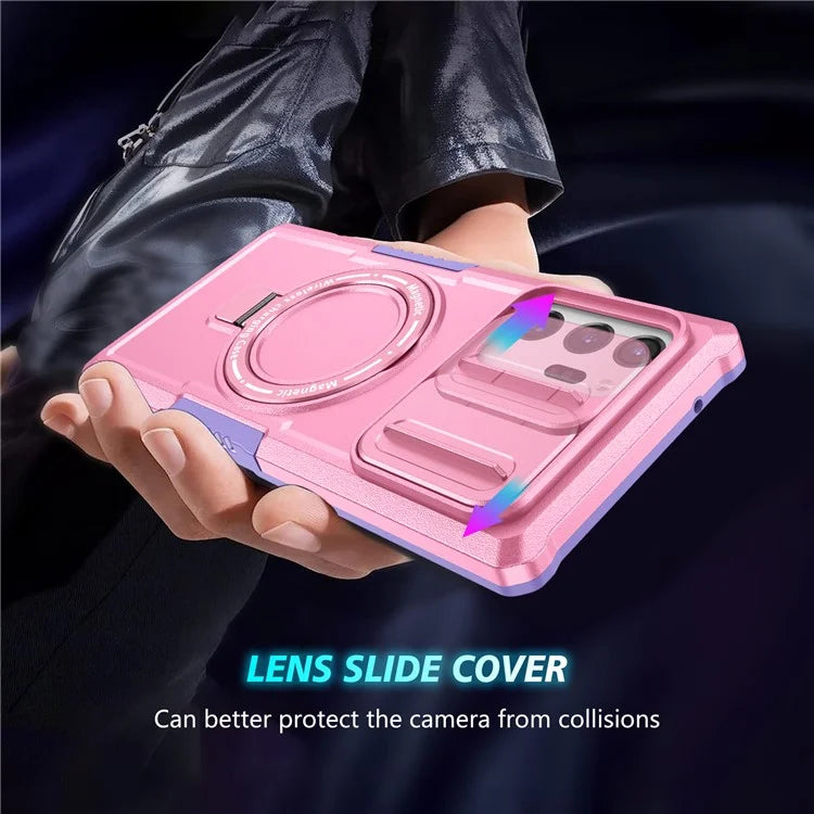 For Samsung Galaxy Note20 Ultra / Note20 Ultra 5G Case Anti-drop PC+TPU Phone Shell Compatible with MagSafe