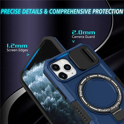 For iPhone 11 Pro Case Compatible with MagSafe PC+TPU Camera Protection Phone Cover