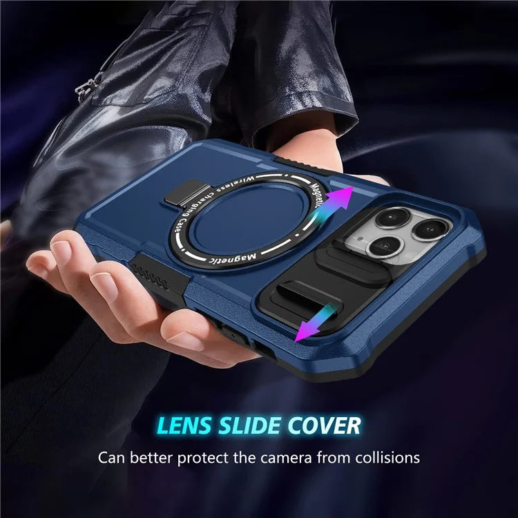For iPhone 11 Pro Case Compatible with MagSafe PC+TPU Camera Protection Phone Cover