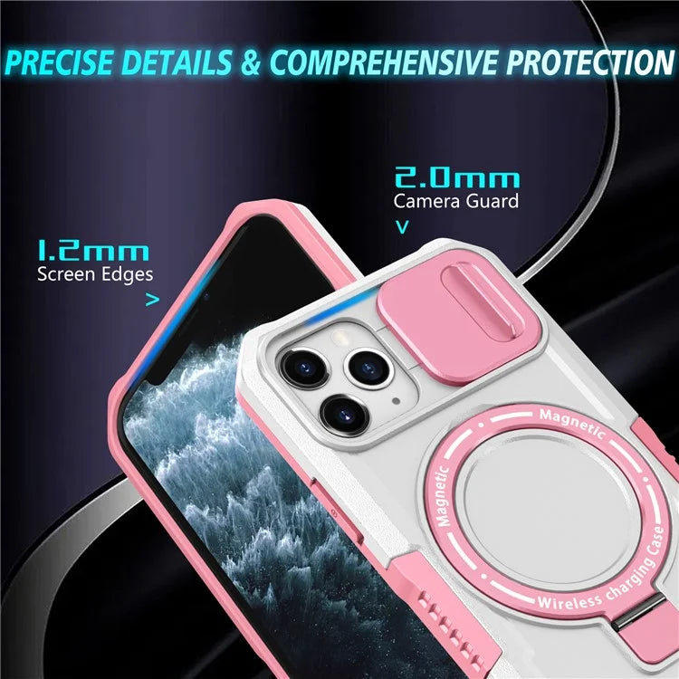 For iPhone 11 Pro Case Compatible with MagSafe PC+TPU Camera Protection Phone Cover