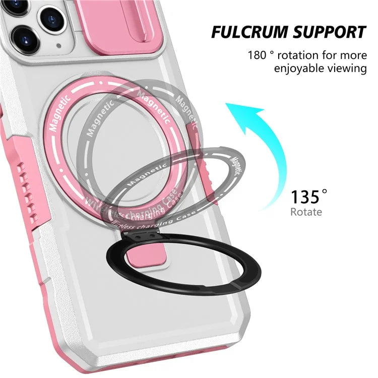 For iPhone 11 Pro Case Compatible with MagSafe PC+TPU Camera Protection Phone Cover