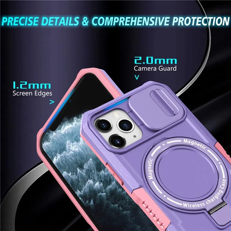 For iPhone 11 Pro Case Compatible with MagSafe PC+TPU Camera Protection Phone Cover