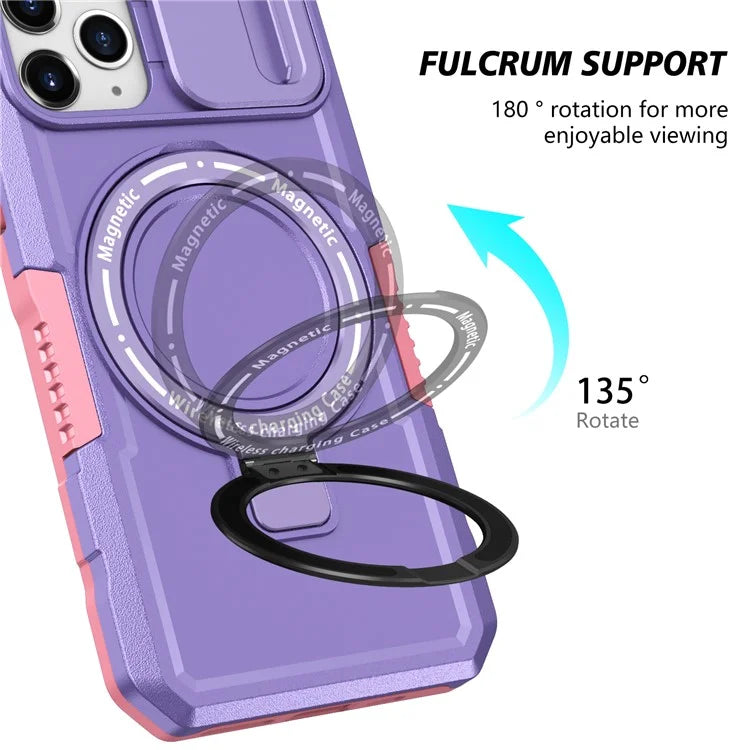 For iPhone 11 Pro Case Compatible with MagSafe PC+TPU Camera Protection Phone Cover