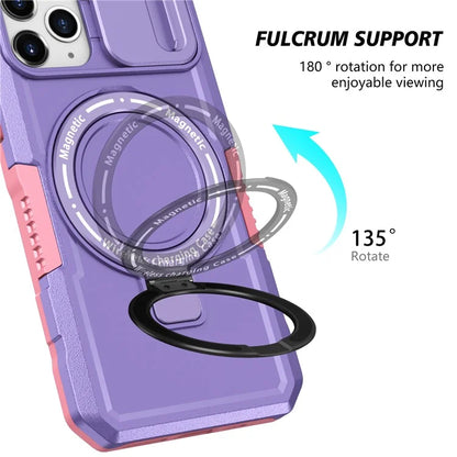 For iPhone 11 Pro Case Compatible with MagSafe PC+TPU Camera Protection Phone Cover
