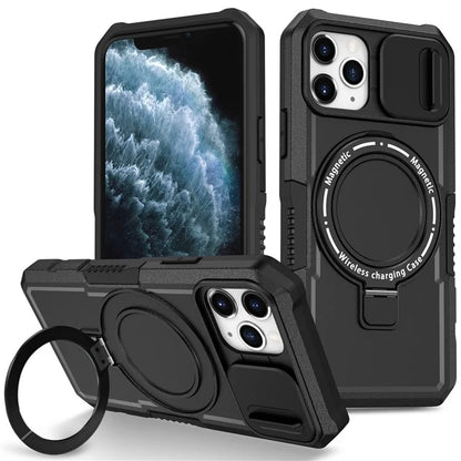 For iPhone 11 Pro Case Compatible with MagSafe PC+TPU Camera Protection Phone Cover