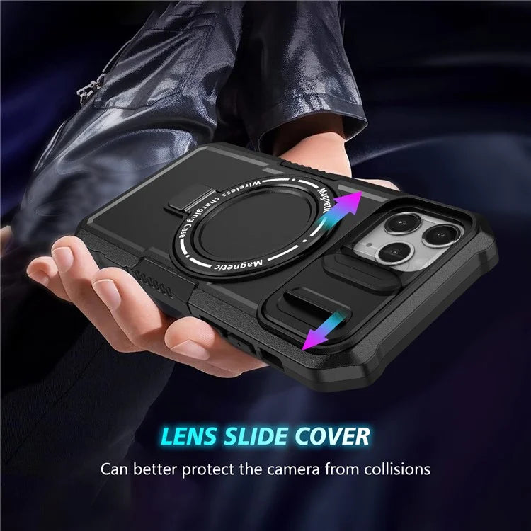 For iPhone 11 Pro Case Compatible with MagSafe PC+TPU Camera Protection Phone Cover
