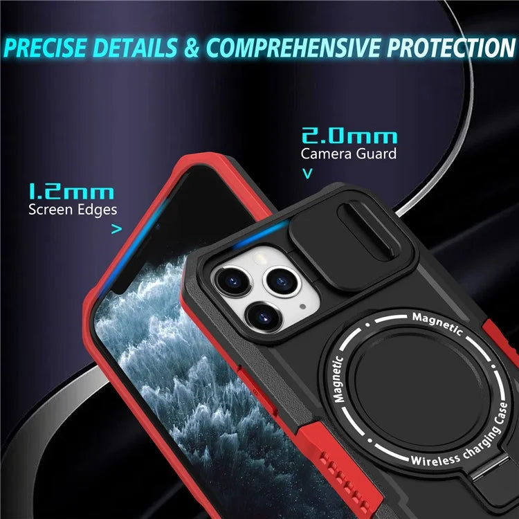 For iPhone 11 Pro Case Compatible with MagSafe PC+TPU Camera Protection Phone Cover