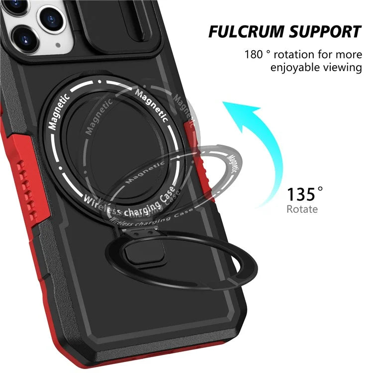 For iPhone 11 Pro Case Compatible with MagSafe PC+TPU Camera Protection Phone Cover