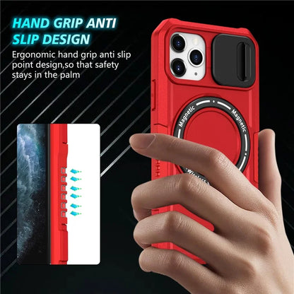 For iPhone 11 Pro Case Compatible with MagSafe PC+TPU Camera Protection Phone Cover