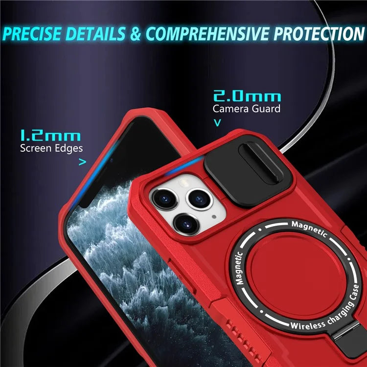For iPhone 11 Pro Case Compatible with MagSafe PC+TPU Camera Protection Phone Cover
