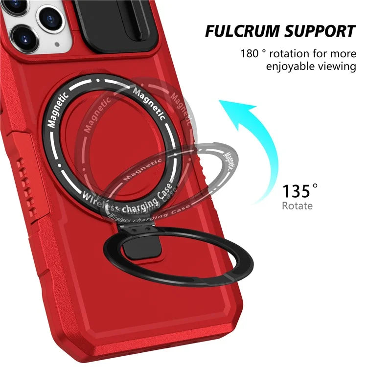 For iPhone 11 Pro Case Compatible with MagSafe PC+TPU Camera Protection Phone Cover