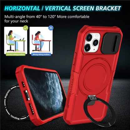 For iPhone 11 Pro Case Compatible with MagSafe PC+TPU Camera Protection Phone Cover