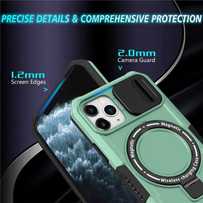For iPhone 11 Pro Case Compatible with MagSafe PC+TPU Camera Protection Phone Cover