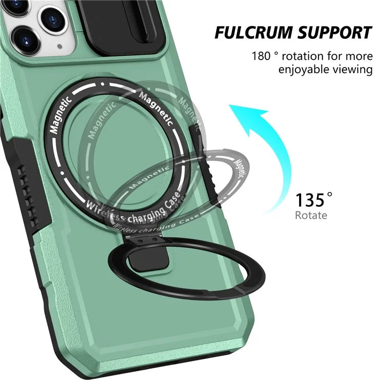 For iPhone 11 Pro Case Compatible with MagSafe PC+TPU Camera Protection Phone Cover