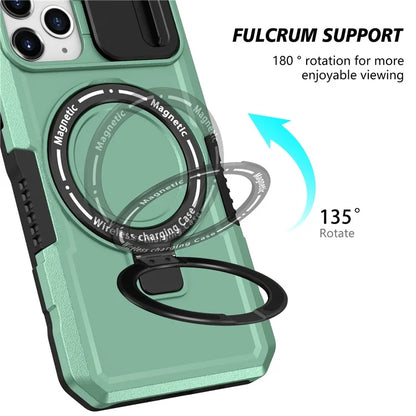 For iPhone 11 Pro Case Compatible with MagSafe PC+TPU Camera Protection Phone Cover