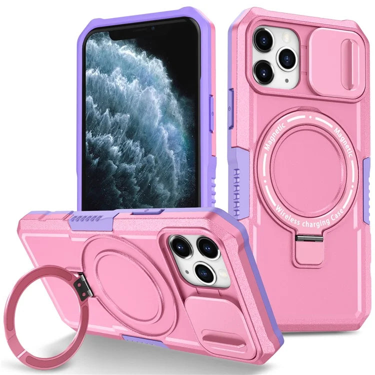 For iPhone 11 Pro Case Compatible with MagSafe PC+TPU Camera Protection Phone Cover