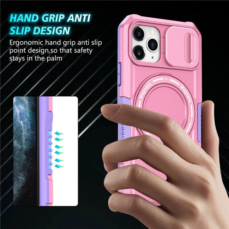 For iPhone 11 Pro Case Compatible with MagSafe PC+TPU Camera Protection Phone Cover