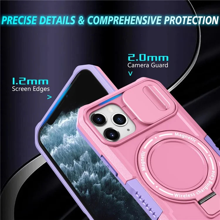 For iPhone 11 Pro Case Compatible with MagSafe PC+TPU Camera Protection Phone Cover