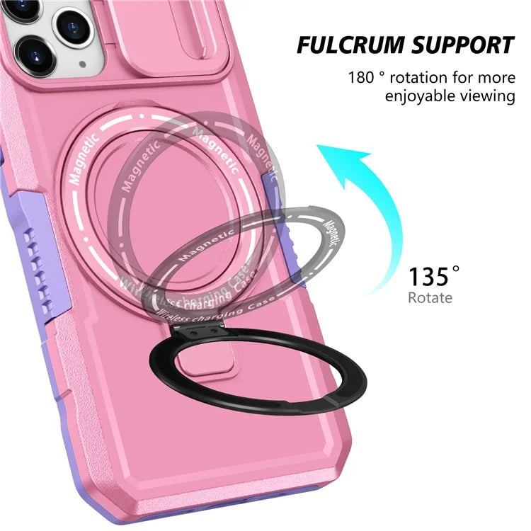 For iPhone 11 Pro Case Compatible with MagSafe PC+TPU Camera Protection Phone Cover