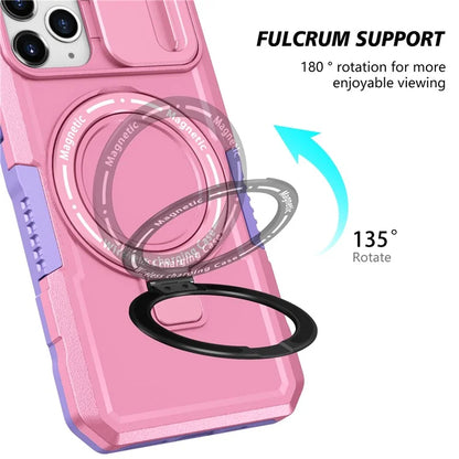 For iPhone 11 Pro Case Compatible with MagSafe PC+TPU Camera Protection Phone Cover