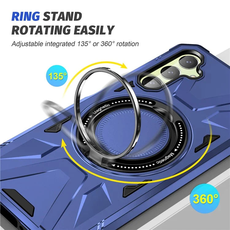 For Samsung Galaxy A05s 4G Case Compatible with MagSafe TPU+PC Kickstand Phone Cover