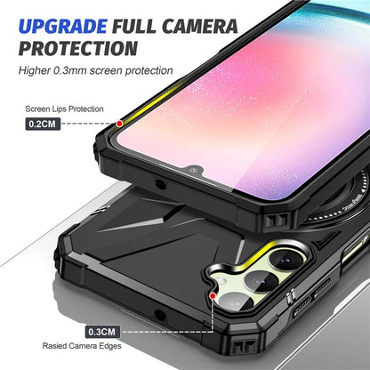 For Samsung Galaxy A05s 4G Case Compatible with MagSafe TPU+PC Kickstand Phone Cover