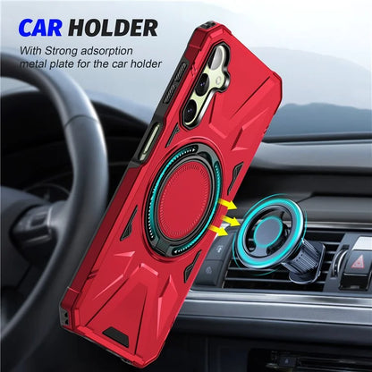 For Samsung Galaxy A05s 4G Case Compatible with MagSafe TPU+PC Kickstand Phone Cover