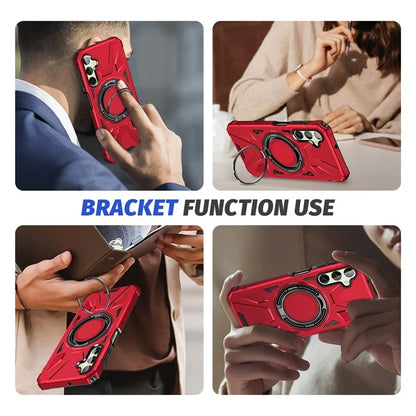 For Samsung Galaxy A05s 4G Case Compatible with MagSafe TPU+PC Kickstand Phone Cover