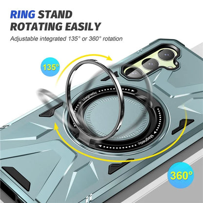 For Samsung Galaxy A05s 4G Case Compatible with MagSafe TPU+PC Kickstand Phone Cover
