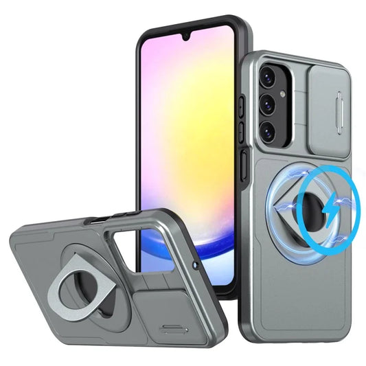 For Samsung Galaxy A15 4G / 5G Case Camera Lid TPU+PC Drop Protection Phone Cover