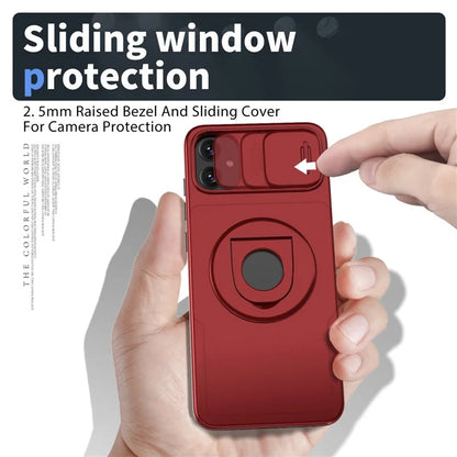 For Samsung Galaxy A05 4G Case Camera Protection Kickstand Dual Layer Hybrid TPU+PC Phone Cover
