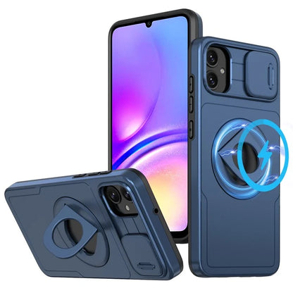 For Samsung Galaxy A05 4G Case Camera Protection Kickstand Dual Layer Hybrid TPU+PC Phone Cover