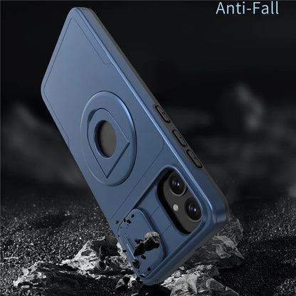 For Samsung Galaxy A05 4G Case Camera Protection Kickstand Dual Layer Hybrid TPU+PC Phone Cover