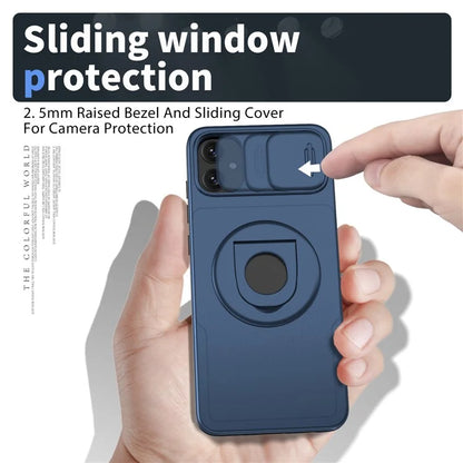 For Samsung Galaxy A05 4G Case Camera Protection Kickstand Dual Layer Hybrid TPU+PC Phone Cover