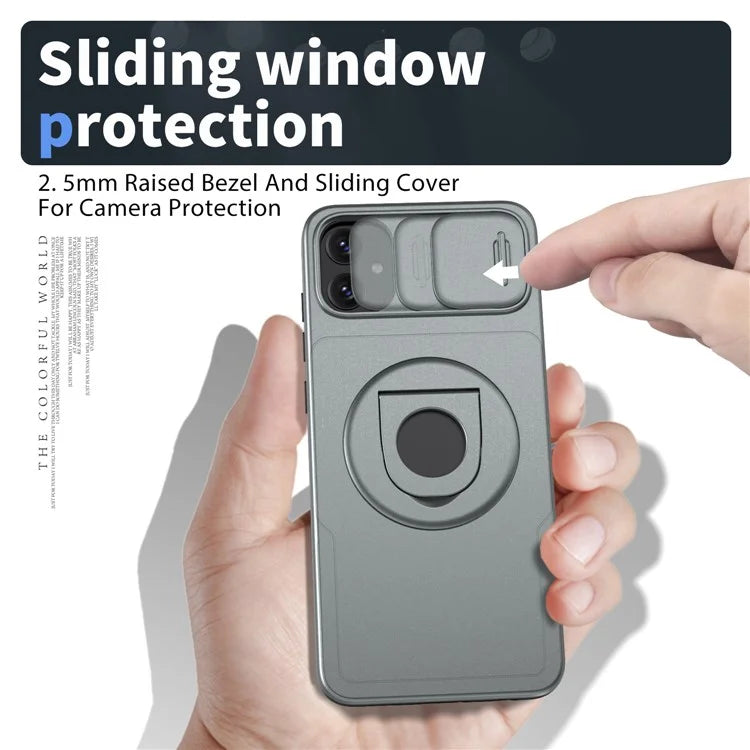 For Samsung Galaxy A05 4G Case Camera Protection Kickstand Dual Layer Hybrid TPU+PC Phone Cover