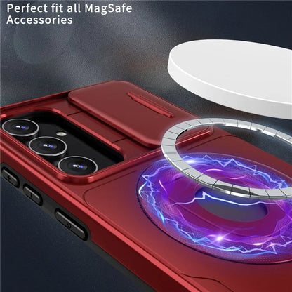 For Samsung Galaxy A14 4G / 5G Case Magnetic Kickstand TPU+PC Shockproof Protective Phone Cover