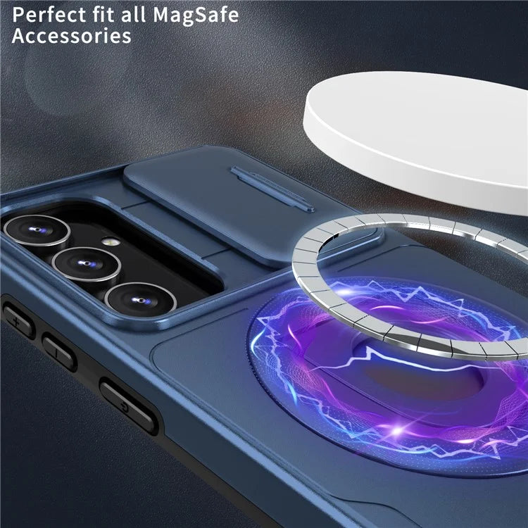 For Samsung Galaxy A14 4G / 5G Case Magnetic Kickstand TPU+PC Shockproof Protective Phone Cover
