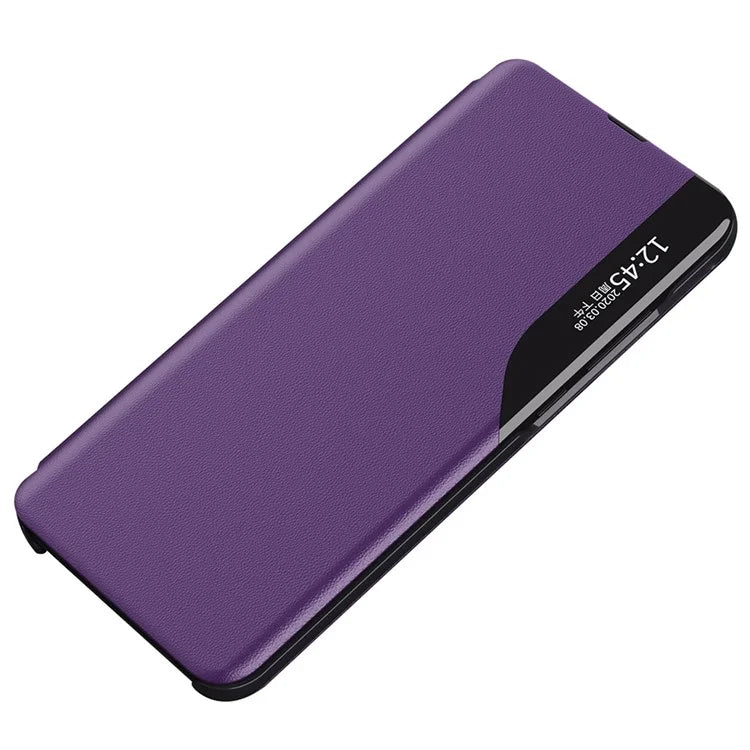For Xiaomi Redmi Note 13 Pro 4G / Poco M6 Pro 4G Case PU Leather View Window Stand Phone Cover