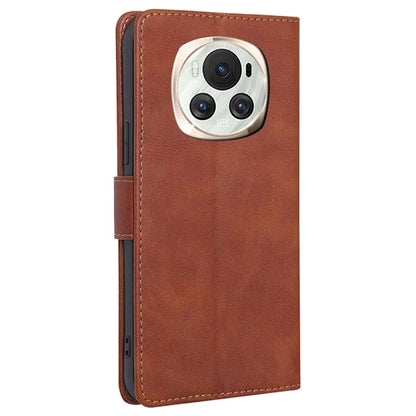 For Honor Magic6 Pro 5G Case RFID Blocking Card Slot Leather Wallet Phone Cover