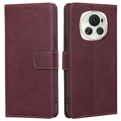 For Honor Magic6 Pro 5G Case RFID Blocking Card Slot Leather Wallet Phone Cover