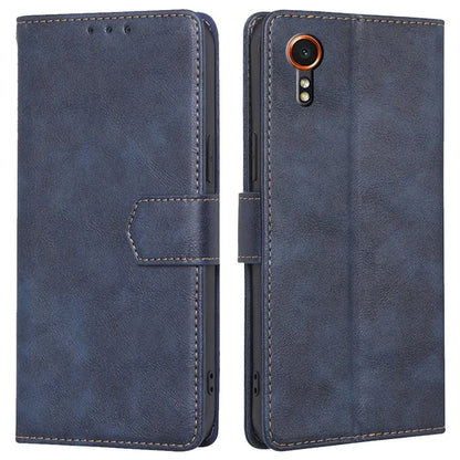 For Samsung Galaxy Xcover7 Card Slot Case PU Leather Wallet Phone Cover with RFID Blocking