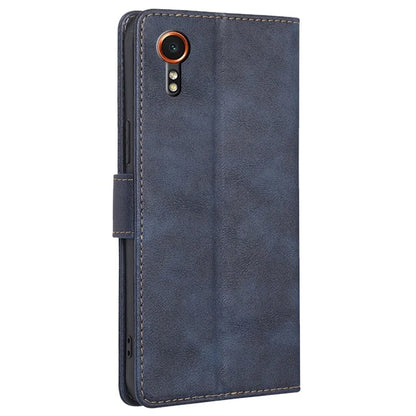 For Samsung Galaxy Xcover7 Card Slot Case PU Leather Wallet Phone Cover with RFID Blocking